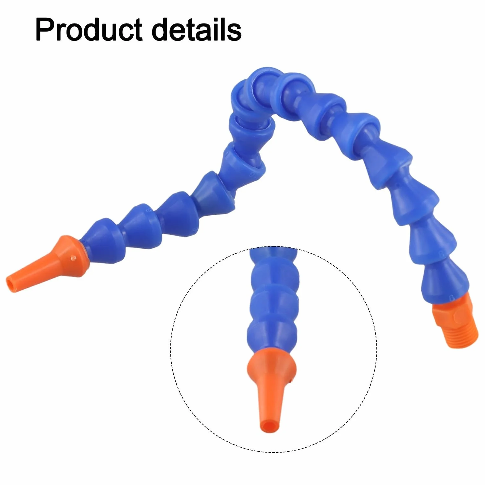 Tubo refrigerante 1/2 pollice con interruttore per tornio BPS 30-60CM per fresatrice CNC, tubo di raffreddamento acqua olio in plastica regolabile, ugello rotondo o piatto