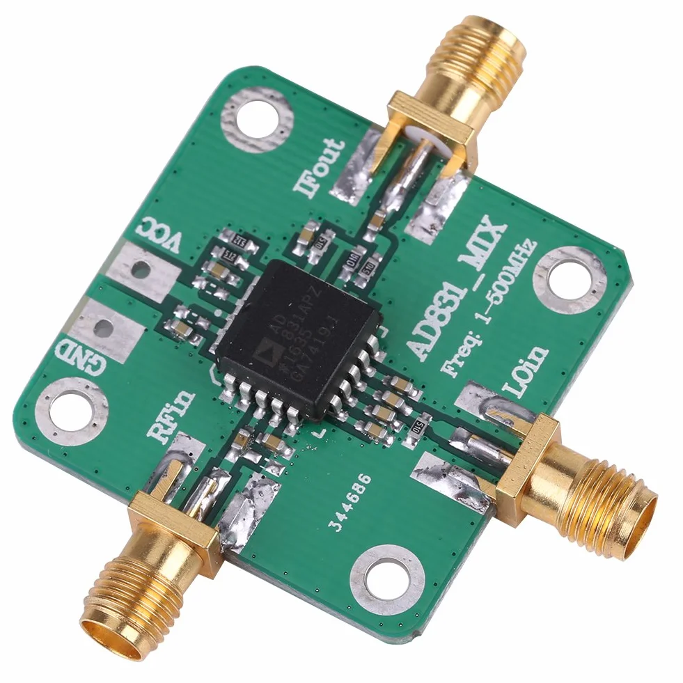 Modulo mixer ad alta frequenza 500 MHz larghezza di banda doppio bilanciato livello di miscelazione HF VHF ricevitore radiofrequenza convertitore chip singolo