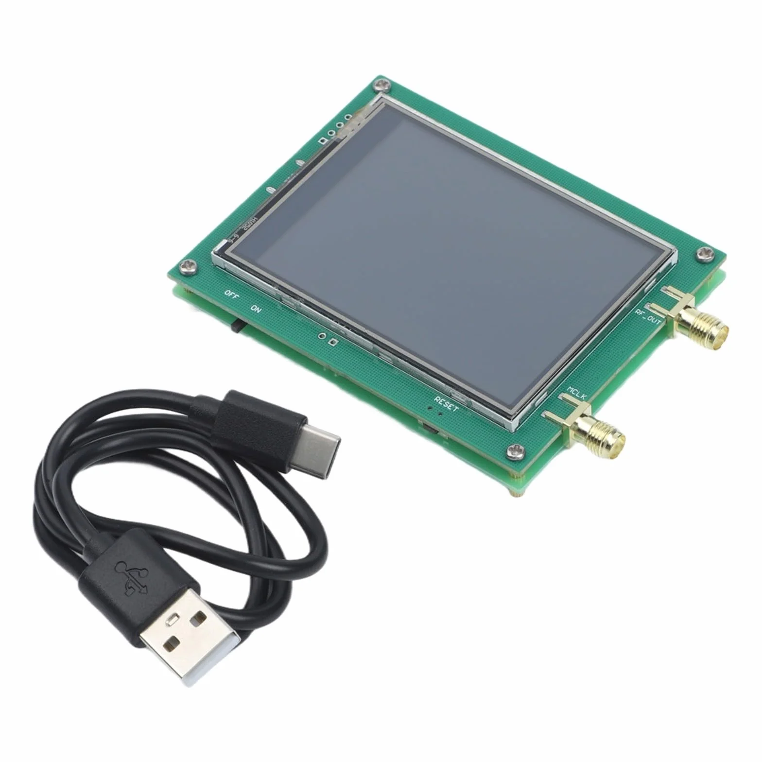 Touch screen a basso rumore 0.5Ppm di fonte Max2870 rf del generatore di segnale 23.5-6000Mhz per il lavoro di analisi di ingegneria e di prova di laboratorio