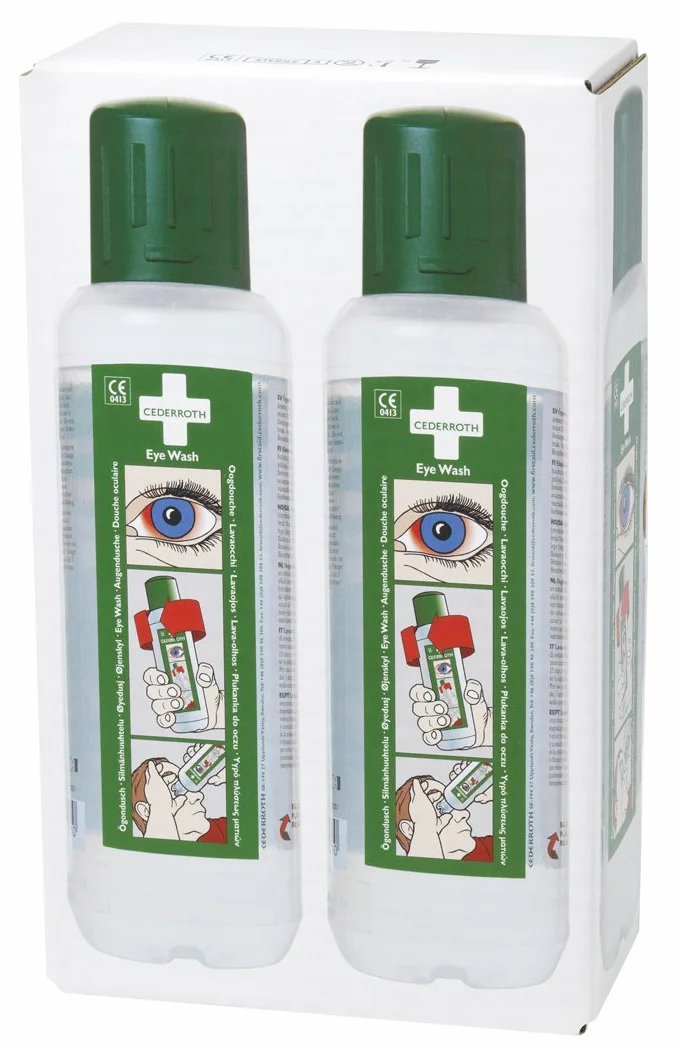Cederroth Augenspülflasche 500 ml sterile Kochsalzlösung Packung 1 Stück