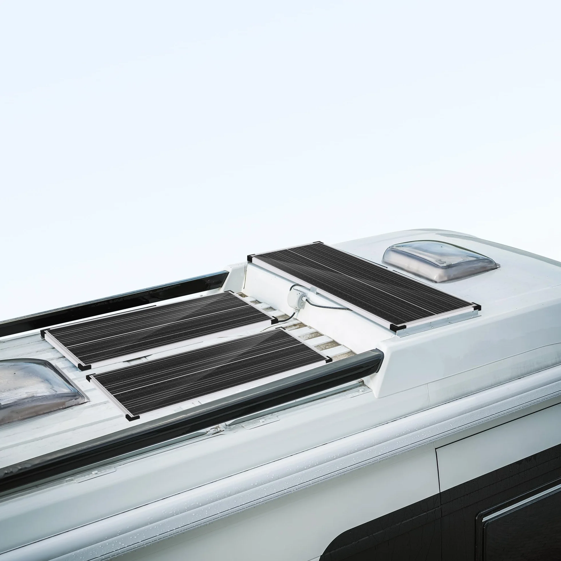 Nicesolar Pannello solare da 100 W, 12 V, sistema off-grid per pannello solare, batteria di ricarica per campeggio, controller di ricarica solare da 20A cavo solare, per casa, auto, capannone, camper