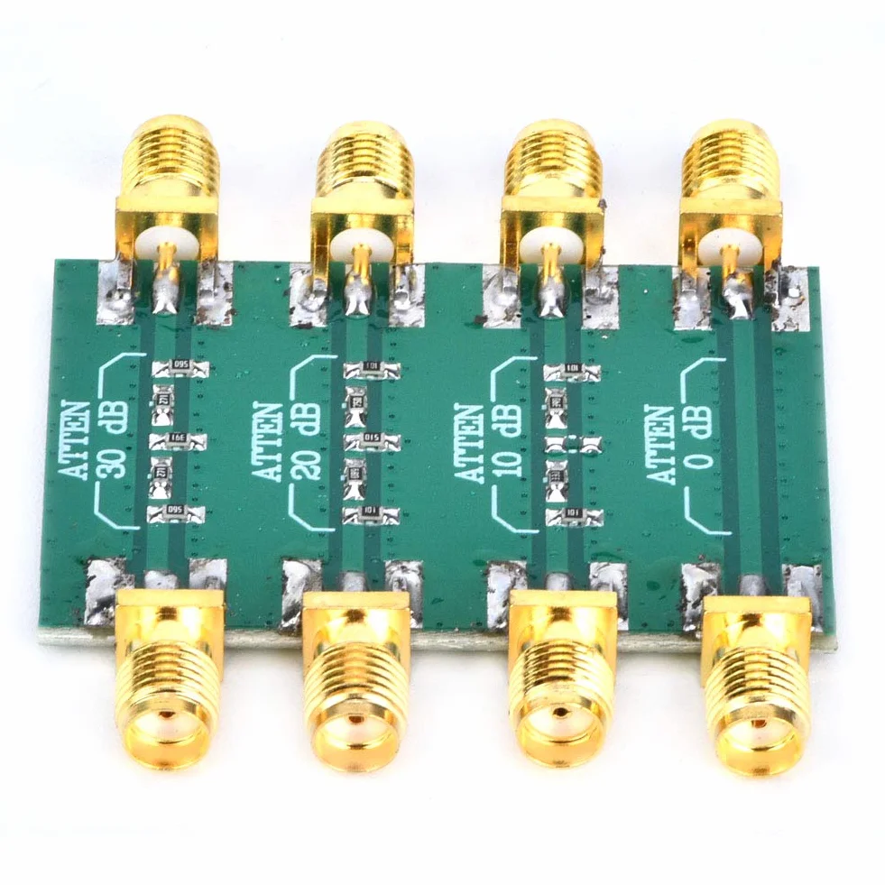 Attenuatore di frequenza radio DC-4.0GHz, impedenza di 50Ω, attenuatore fisso a doppia testa femmina SMA per apparecchiature elettroniche