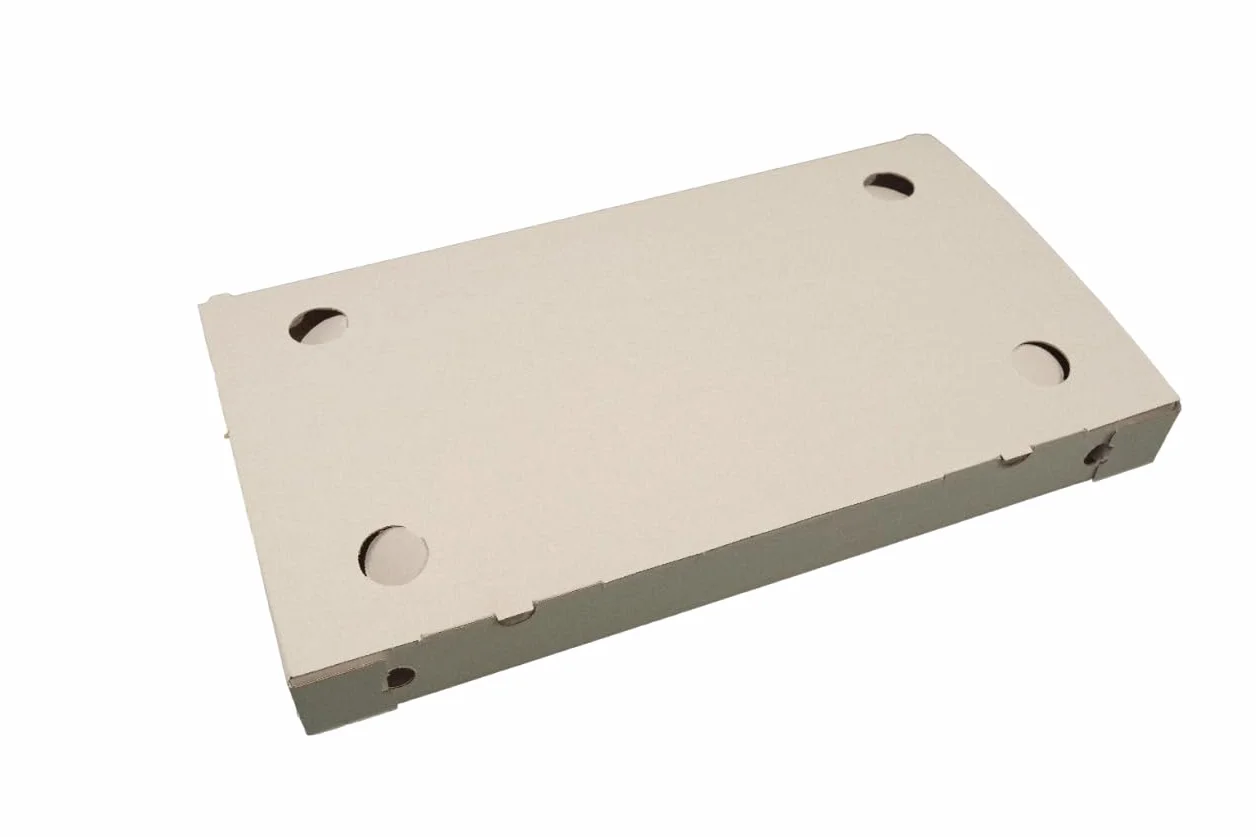 Scatola per pizza 55 x 35 x 5 Confezione da 100 pezzi Bianco