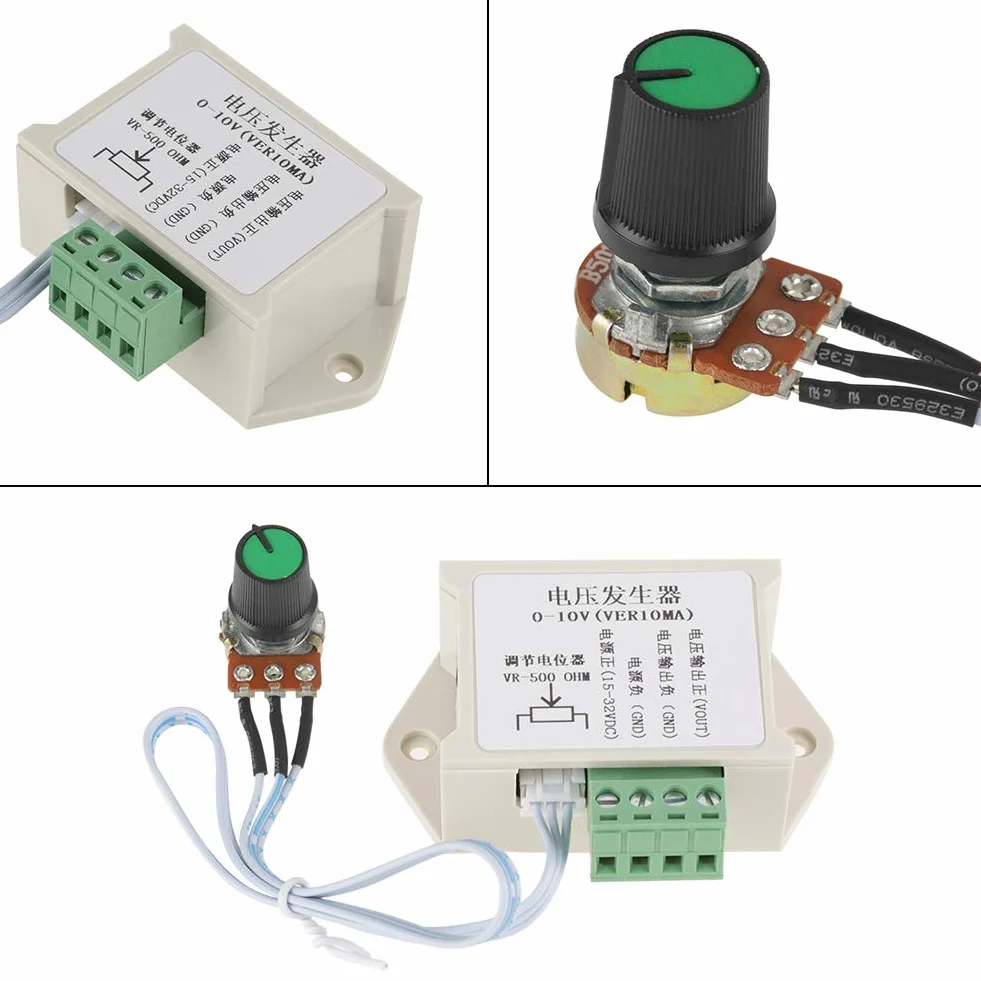 Generatore di segnali di tensione, 0-10 V DC 10mA Segnale Alimentatore regolabile Modulo analogico Trasmettitore di uscita di tensione analogica