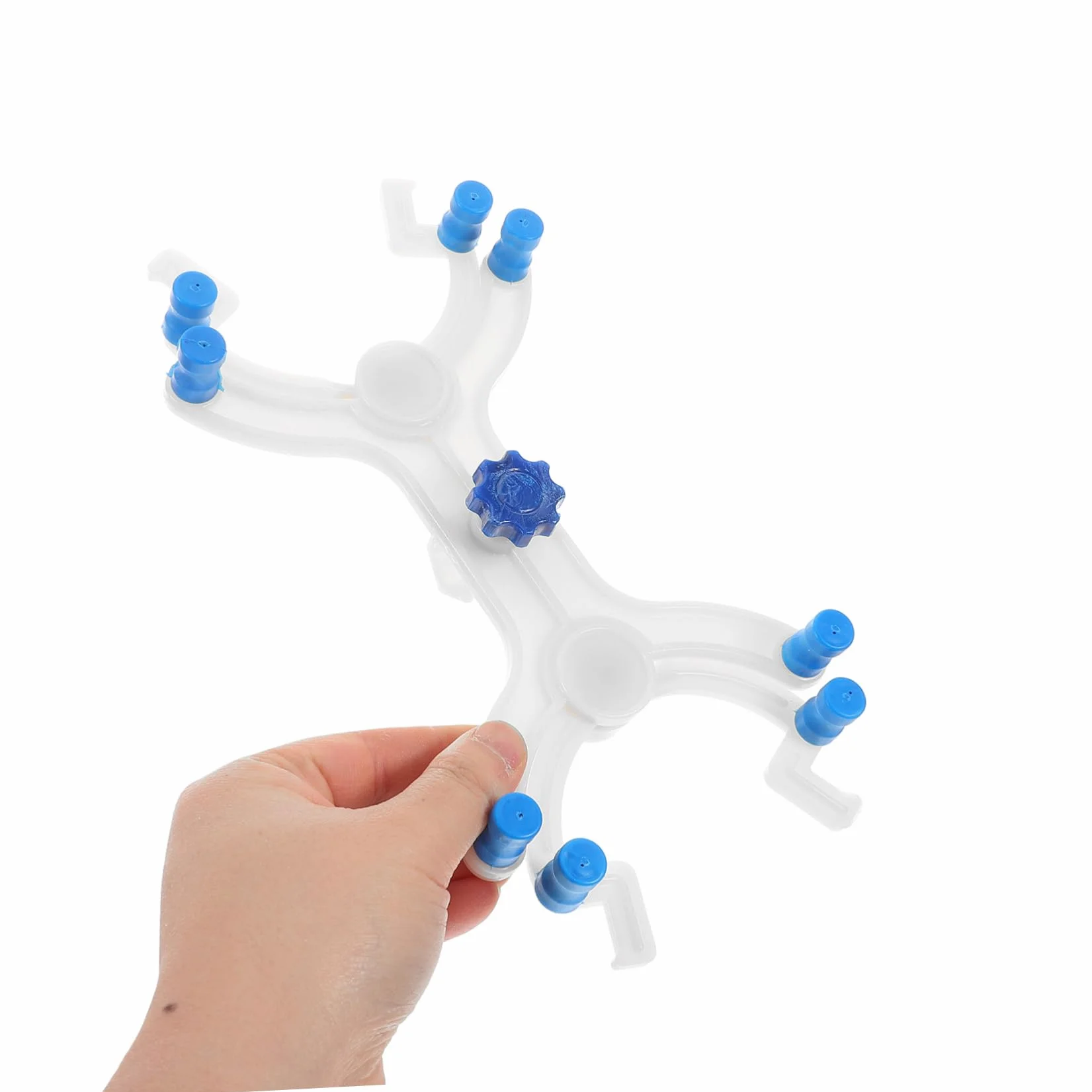 Pinza Regolabile Plastica Per Burette e Becher Clip Butterfly Doppia Per Supporto Laboratorio Accessorio Versatile Per Esperimenti Chimici