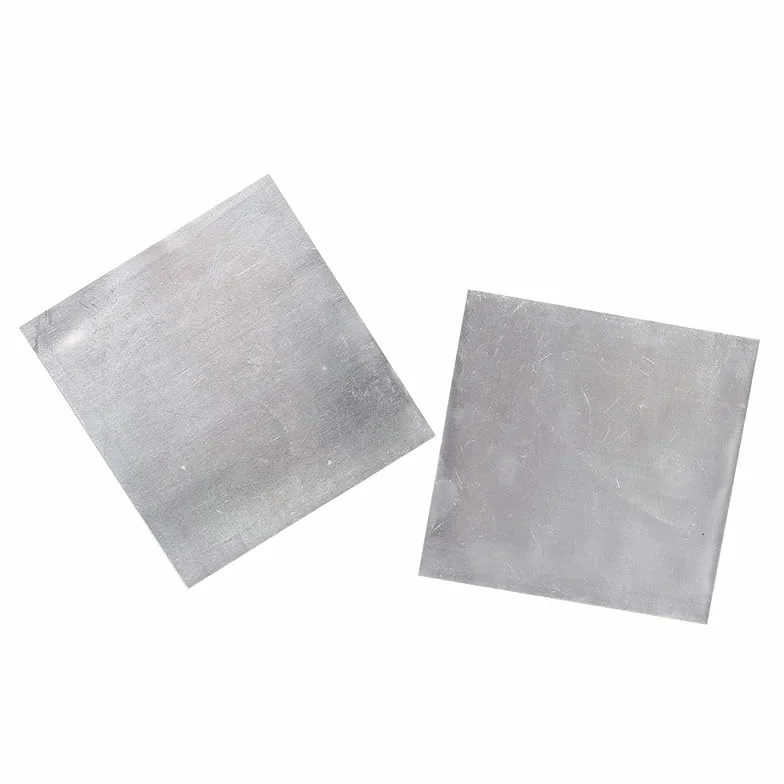 Foglio di Latta 100x100 mm Spessore 0.5 mm Sn≥99.99% Lamiera di Metallo Piastra