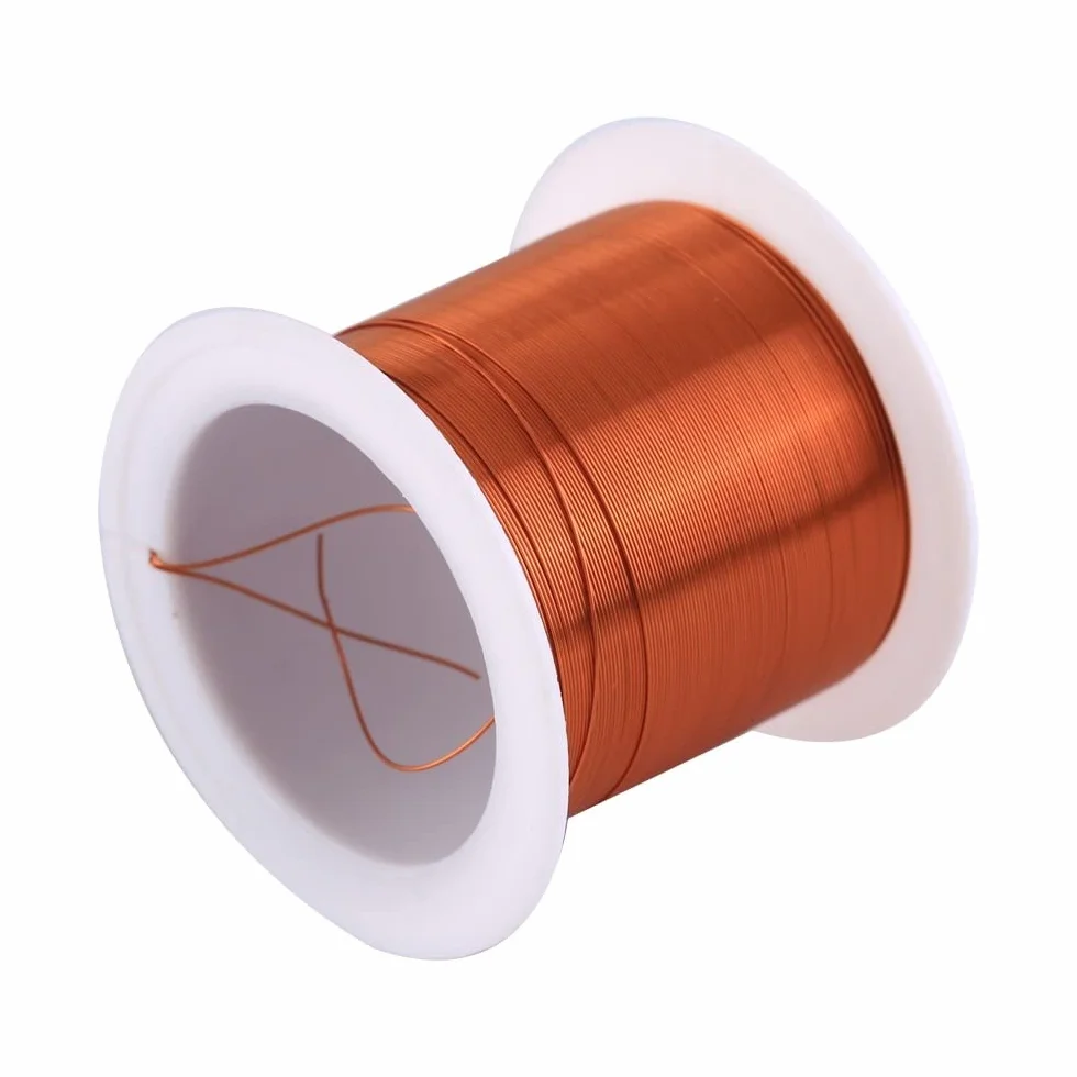 Filo di rame smaltato, 0,3 mm 40 m Filo di Bobina di Rame Smaltato, per Bobina Magnetica Altoparlante Trasformatore Motore