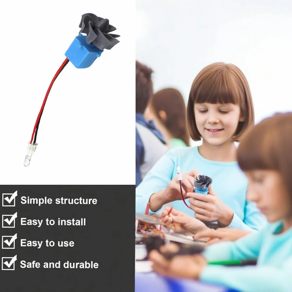 Mini Generatore Modello, Plastica Turbina Eolica Generatore Idroelettrico Micro Motore Dinamo Elettrica per Progetti Didattici di Insegnamento Scientifico Fai Da Te