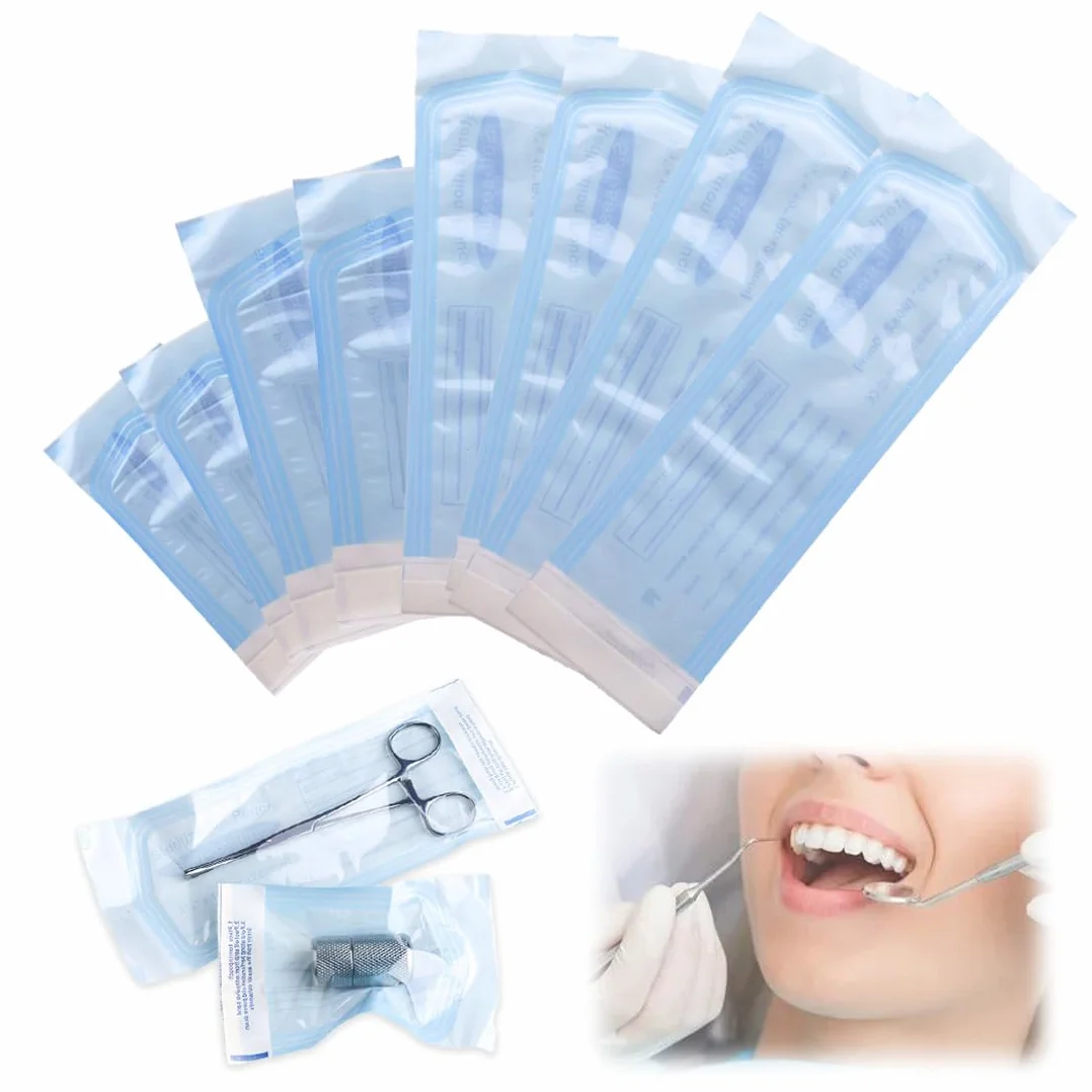 200 Pezzi Sacchetto Di Sterilizzazione,Buste Per Sterilizzazione,Sacchetto Per Sterilizzazio,Sacchetti Per Autoclave,Sacchetti Auto Sterilizzazione,Sacchetto Sterilizzazione Autosigillante