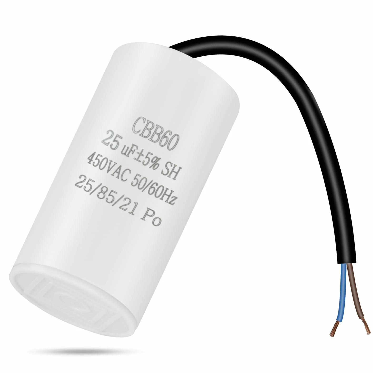 OFFCUP CBB60 Condensatore di Avviamento 25μF 450VAC 50/60Hz Universale