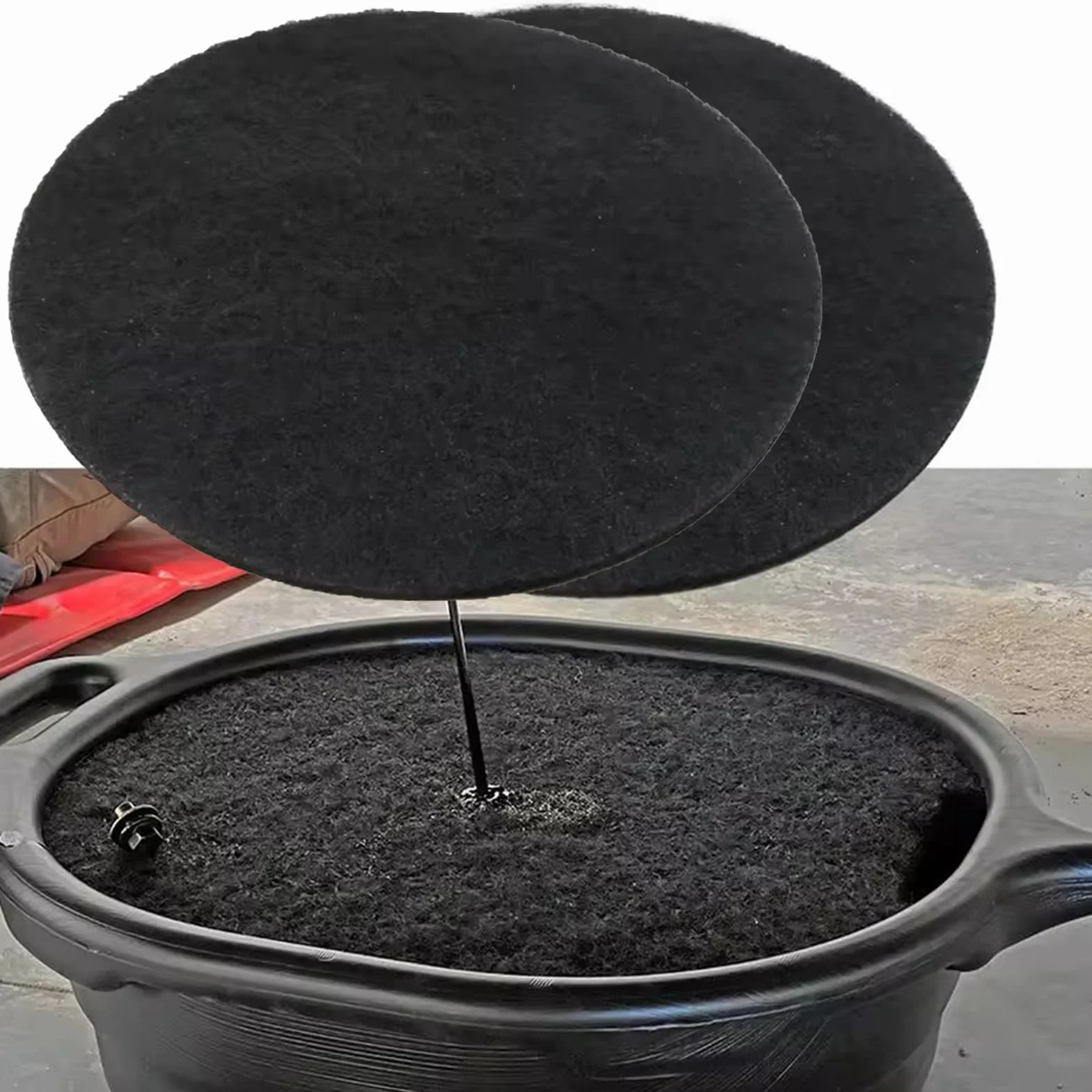 Tappetino Antispruzzi Olio per Autovetture Paraspruzzi Serbatoio Olio Sotto Auto Cambio Olio