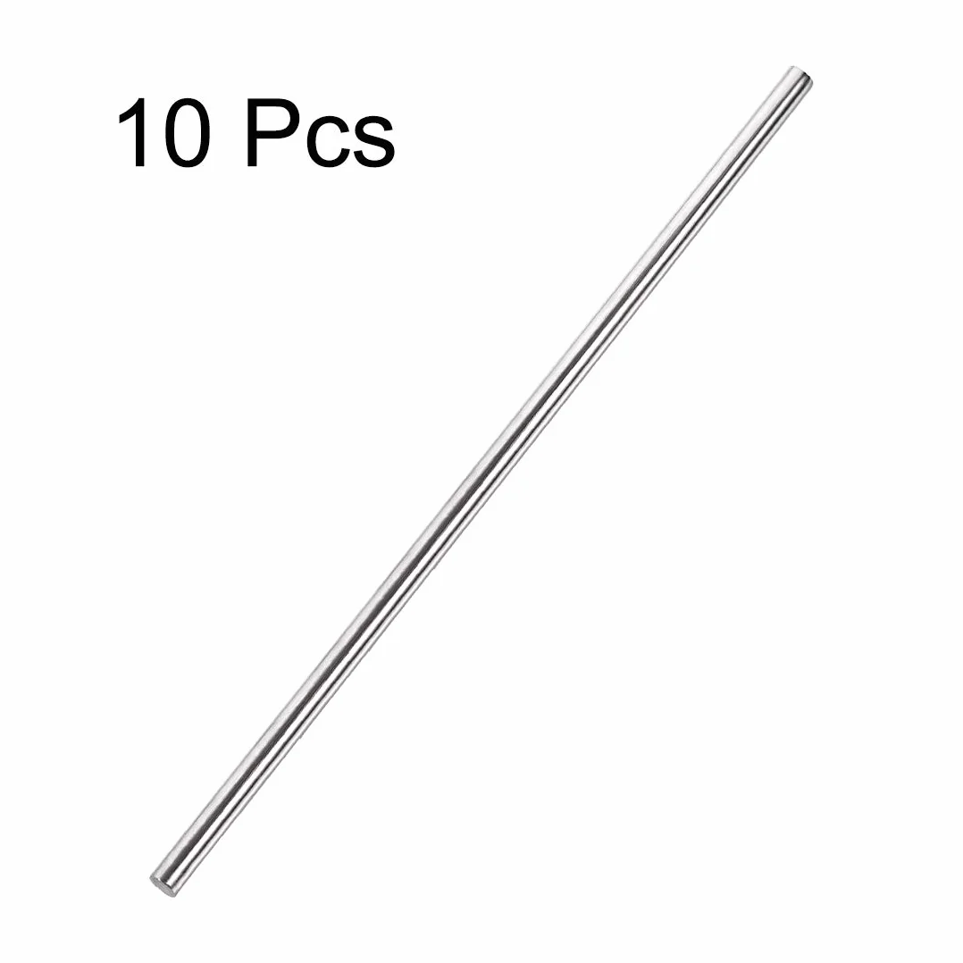 Asta rotonda in acciaio inox 304 5 mm x 300 mm 10 pezzi