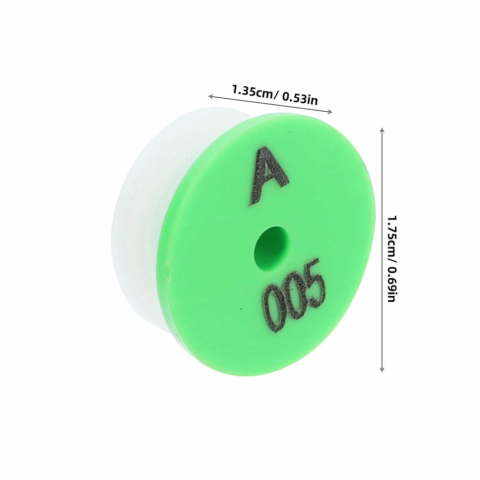 Yardenfun Etichette per Orecchie di Coniglio in Pp Verde 100 Pezzi Facili da per Identificazione e Tracciamento Animali Domestici e Piccoli Animali da Allevamento