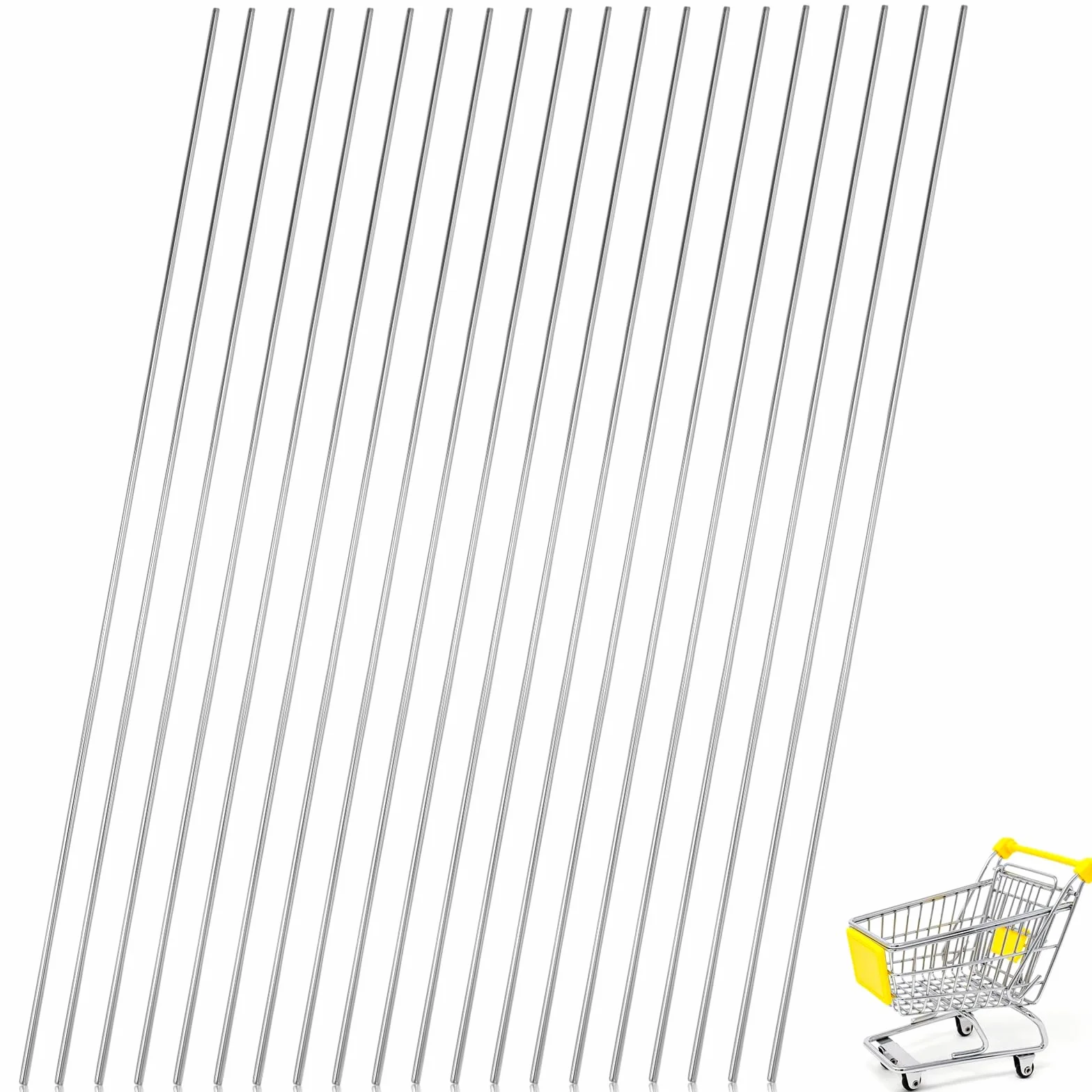 Barra in acciaio inossidabile 304 2 x 300 mm per lavori fai-da-te