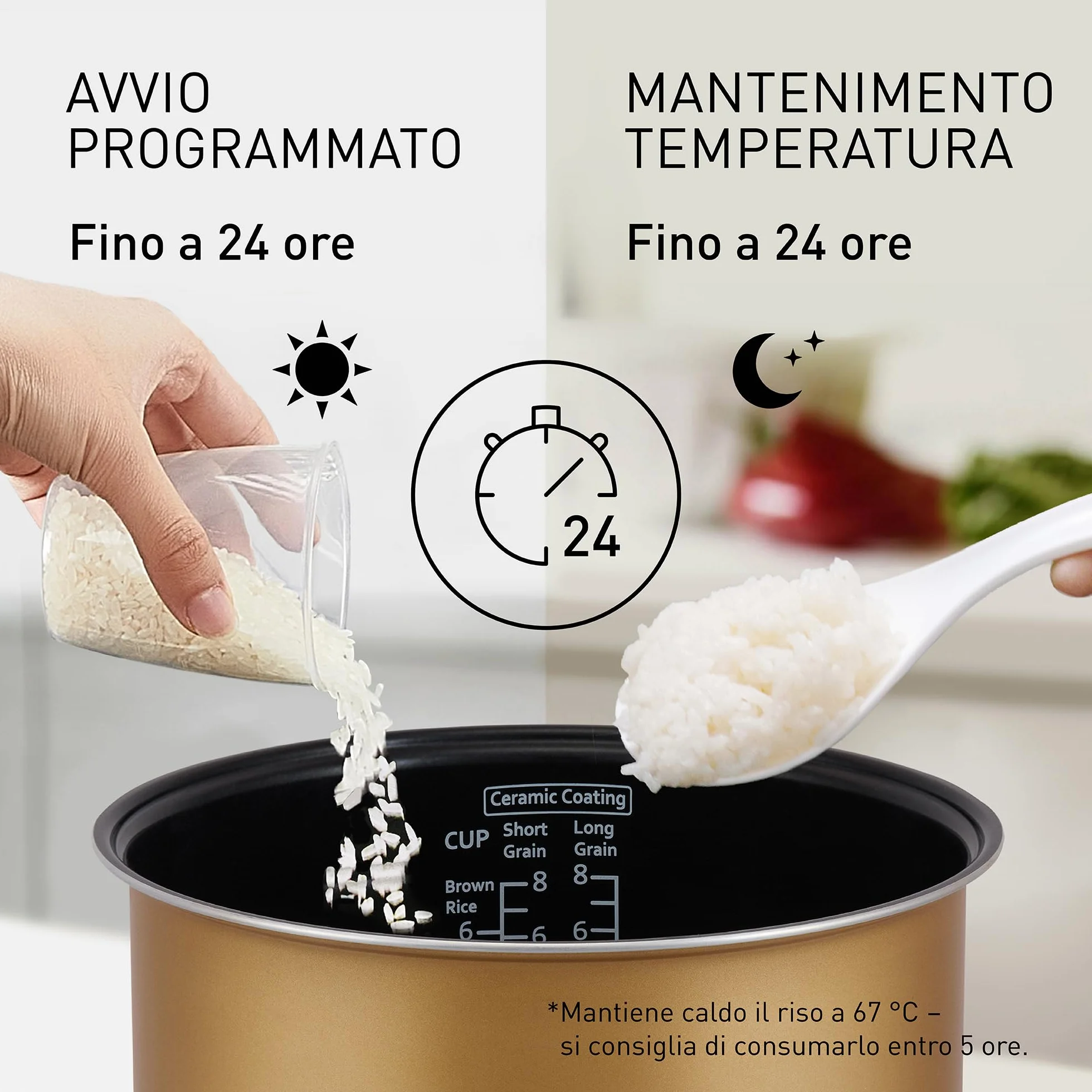 Panasonic Cuociriso Automatica con Vapore Fuzzy Logic, 1,5 litri, Nero