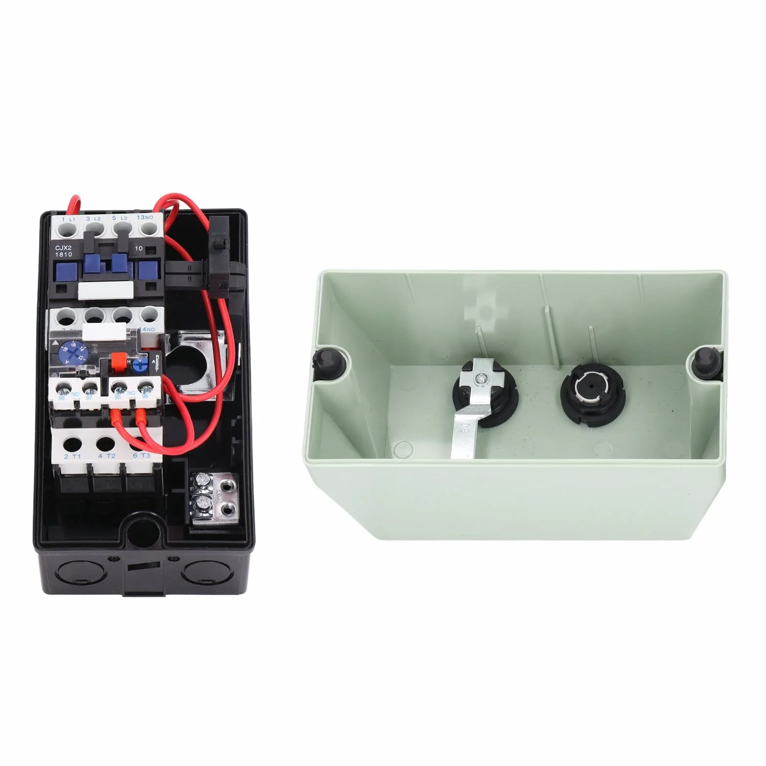 FTVOGUE LE1D18M7 Avviatore Motore Trifase 12A a 18A Interruttore di Controllo Avviamento Motore Elettrico Magnetico ABS