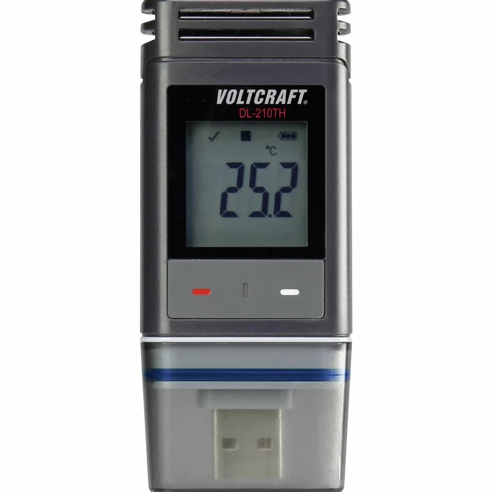 Registratore di dati di temperatura, Registratore dati di umidità VOLTCRAFT DL-210TH