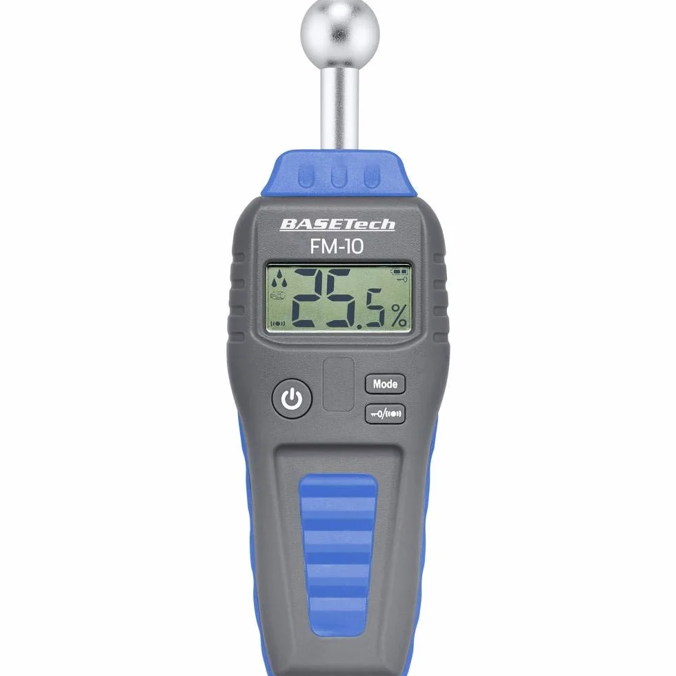 Basetech FM-10 Misuratore di umidità per materiali Range 0.1-99