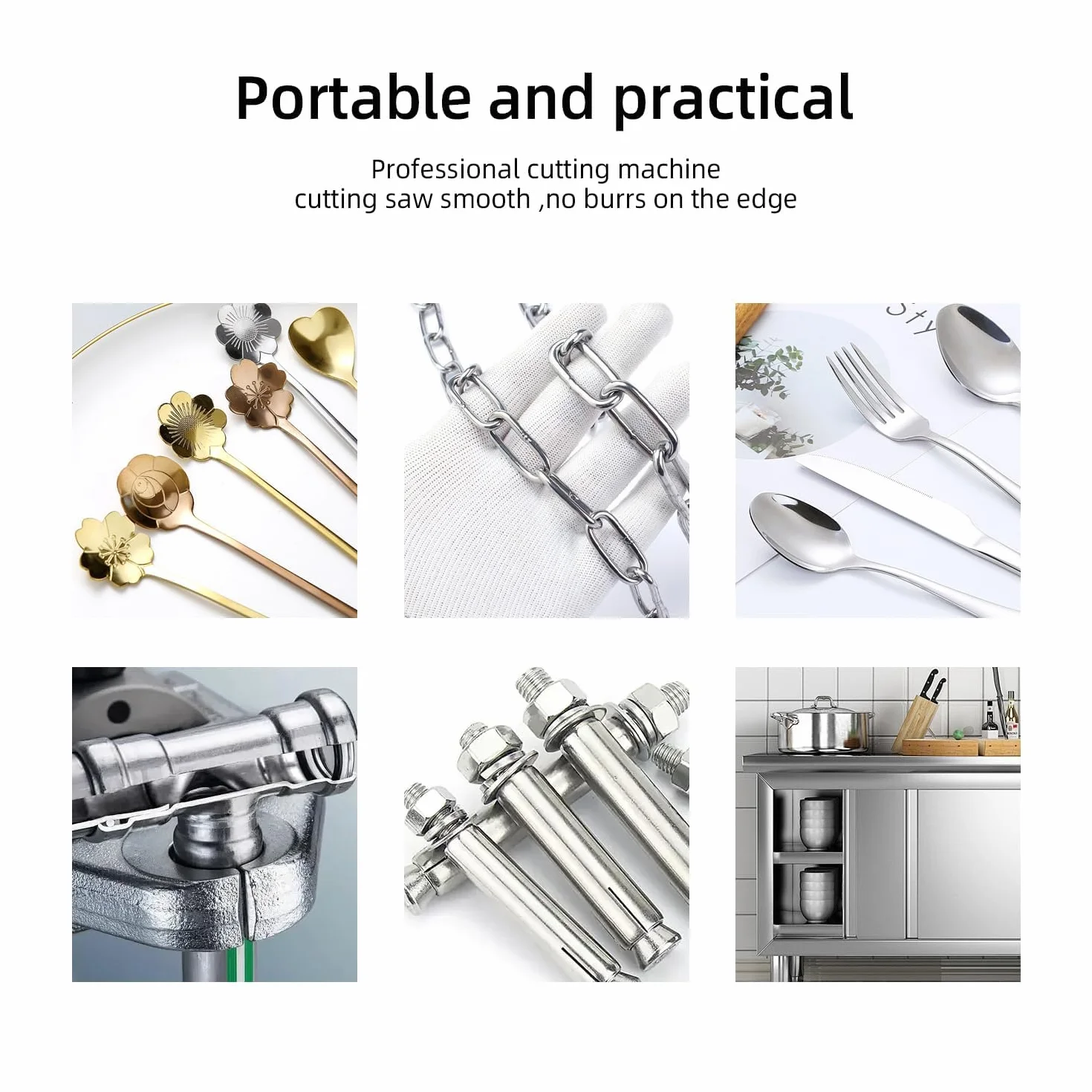 Barre piatte in acciaio inossidabile 304 5x10x300 mm finitura spazzolata per cucina e artigianato