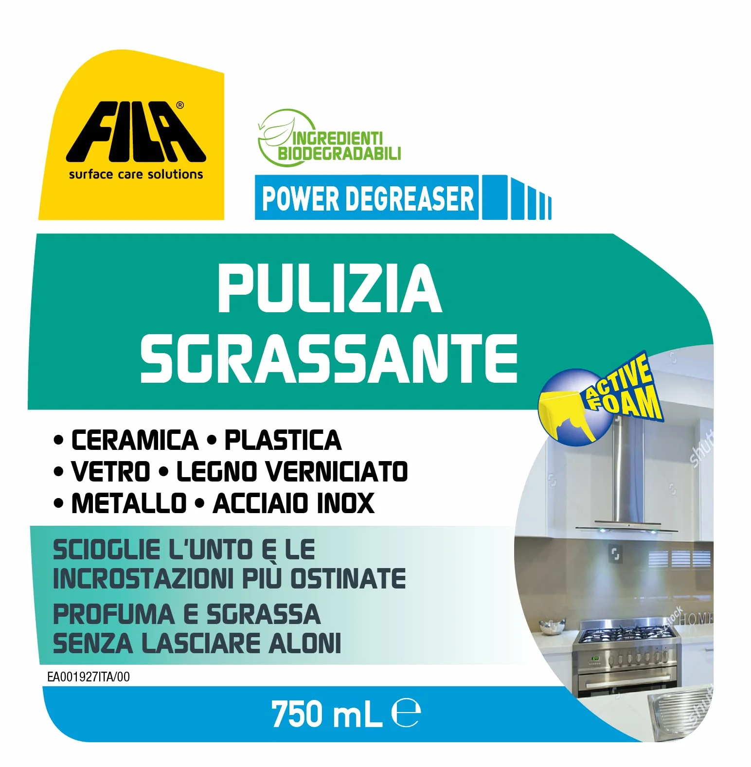 FILA POWER DEGREASER Professionale Universale a Schiuma Attiva 750ml