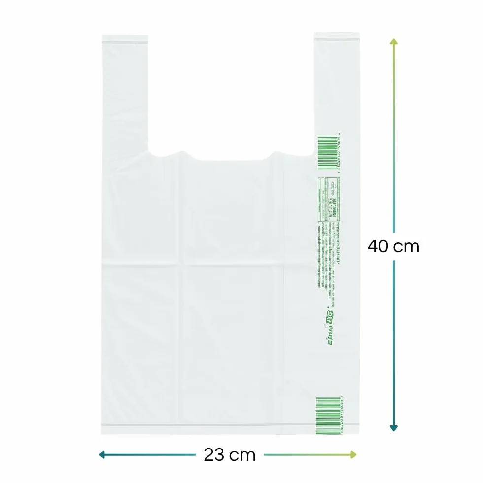 VIRSUS scatolo da 500 shopper biodegradabili compostabili a norma 2018 (24+6+6x40)