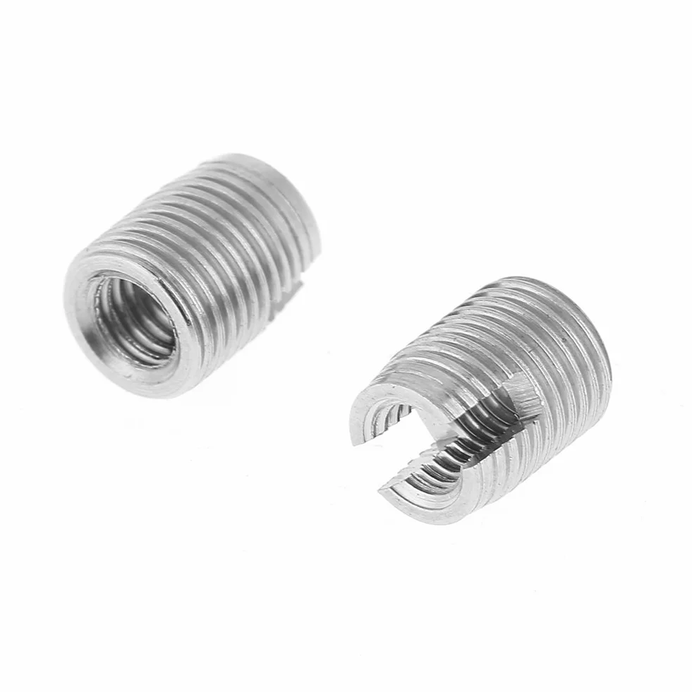 Inserto filettato autofilettante M3 x 6mm 20 pezzi acciaio inossidabile SUS303