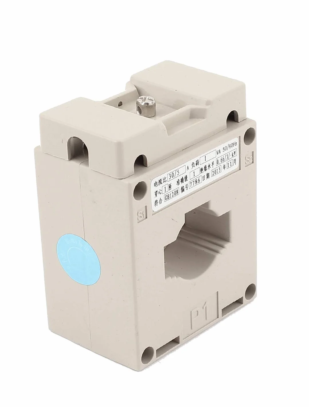 NEW LON0167 Trasformatore di corrente 30A / 5A 1T - per misuratore di amperometro AC(30A / 5A 1T Stromwandler für AC-Amperemeter-Messgerät