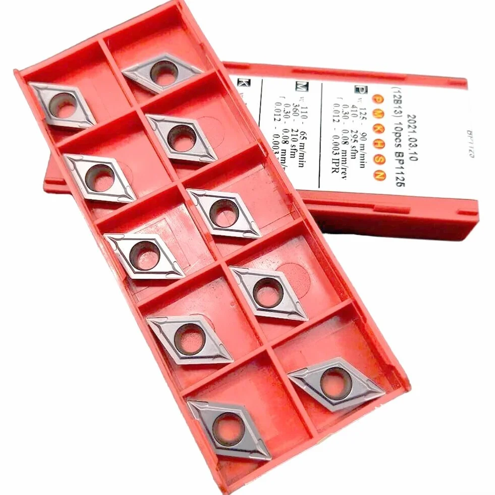 Dcmt11T304 Carburo Tornitura Inserti Per Sdjcr/L Supporti, Bp1125 Grado Semi-Finishing Strumento Per Acciaio Ghisa Lavorazione