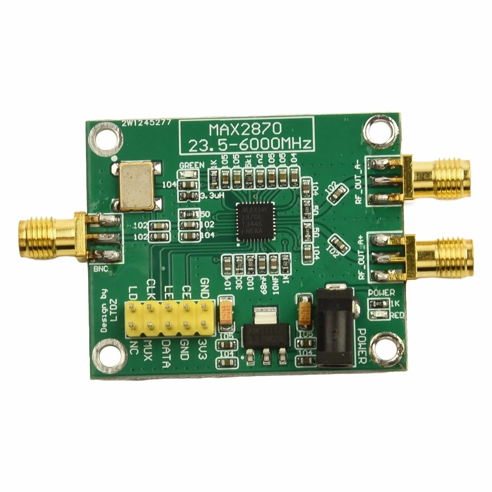 MAX2870 PLL VCO Generatore di Segnale 23-56000MHz RF Sorgente per STM32 Dual Channel Output
