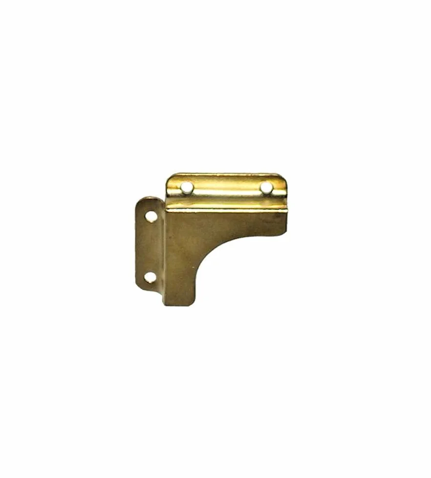 Angoli per Fissaggio Specchi 25x25 mm 4 Pezzi Ottone Acciaio