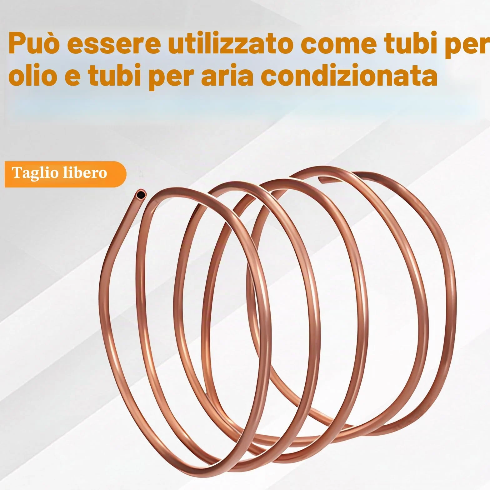 Tubo Rame 2M, OD 4 mm x ID 3mm Tubi di Rame Flessibile, Tubo in Rame Morbido per Generatori Sbarre Collettrici Cavi Condizionatori d'Aria Frigoriferi