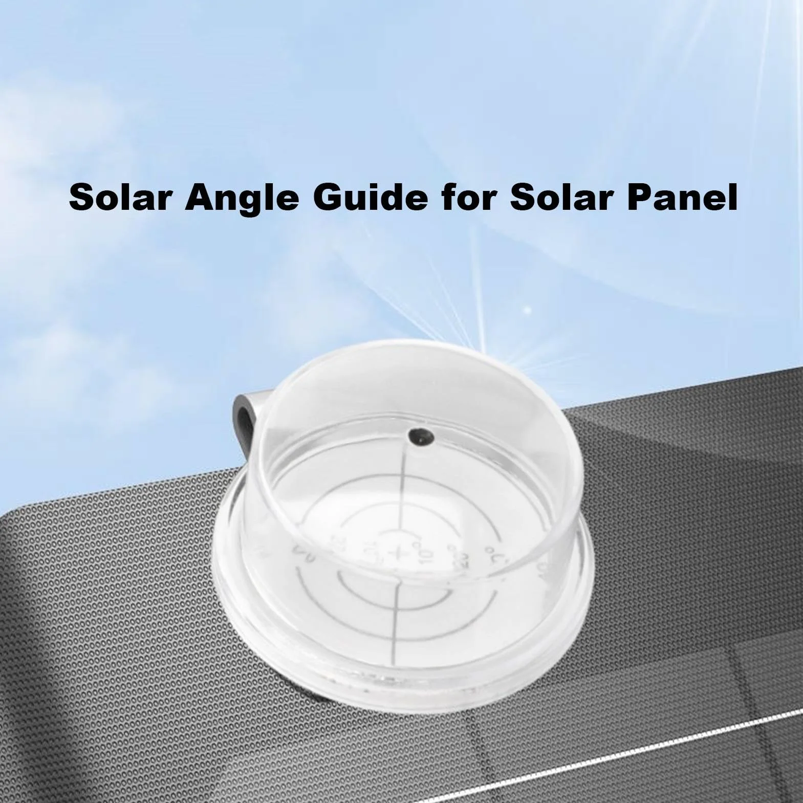 Rilevatore 'angolo del sole del pannello solare, inseguitore solare per pannelli solari | Guida per la ricerca 'angolo solare del pannello solare impermeabile,Strumento per la ricerca 'ang