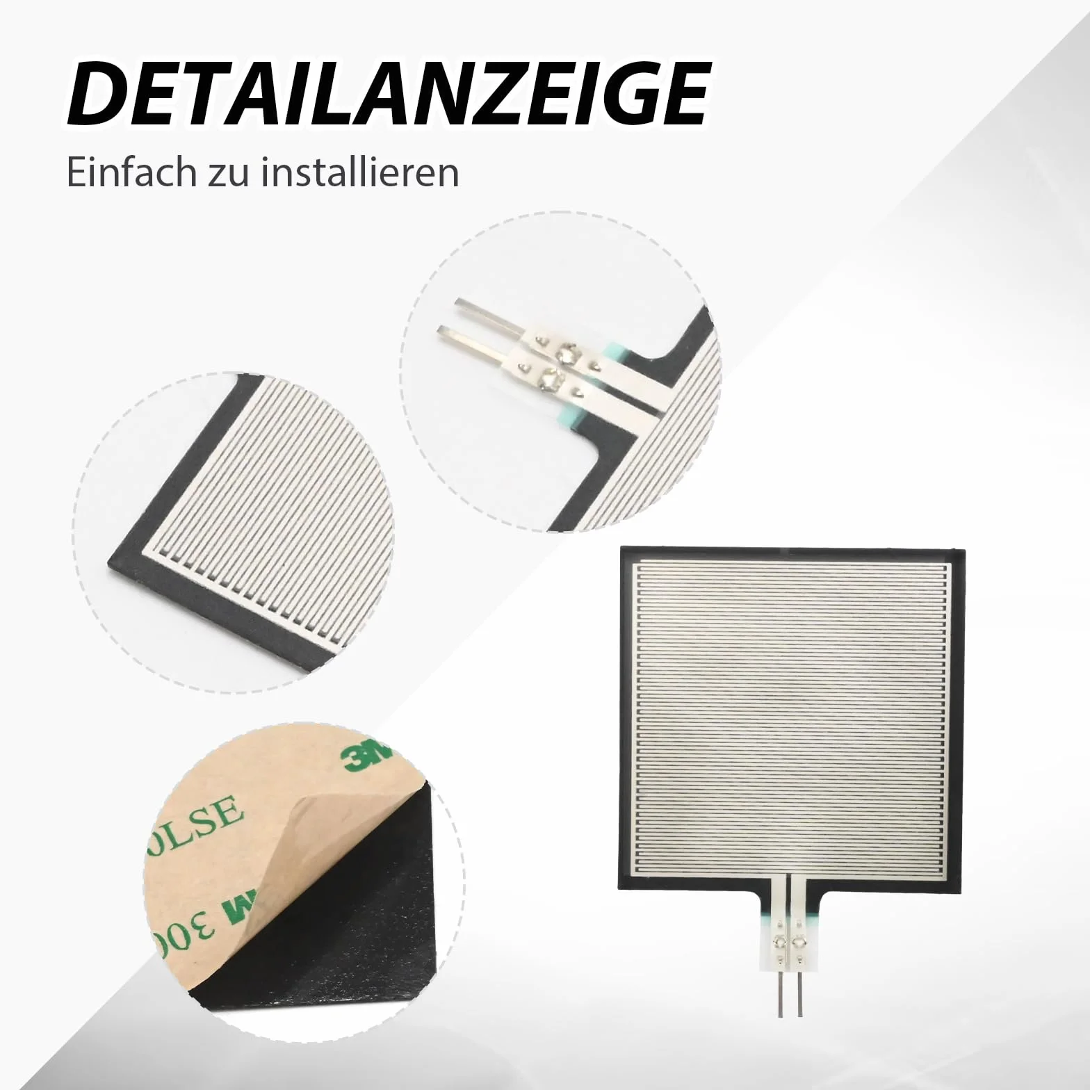Sensore di pressione RP-S40-ST con design ultra sottile per sedie di bilanciamento intelligenti, adatto per la casa, l'ufficio e per l'integrazione con dispositivi intelligenti