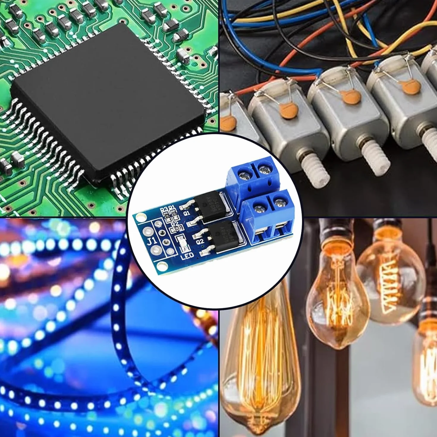 Modulo Driver Dual Mosfet 400W DC 5V-36V PWM Regolatore