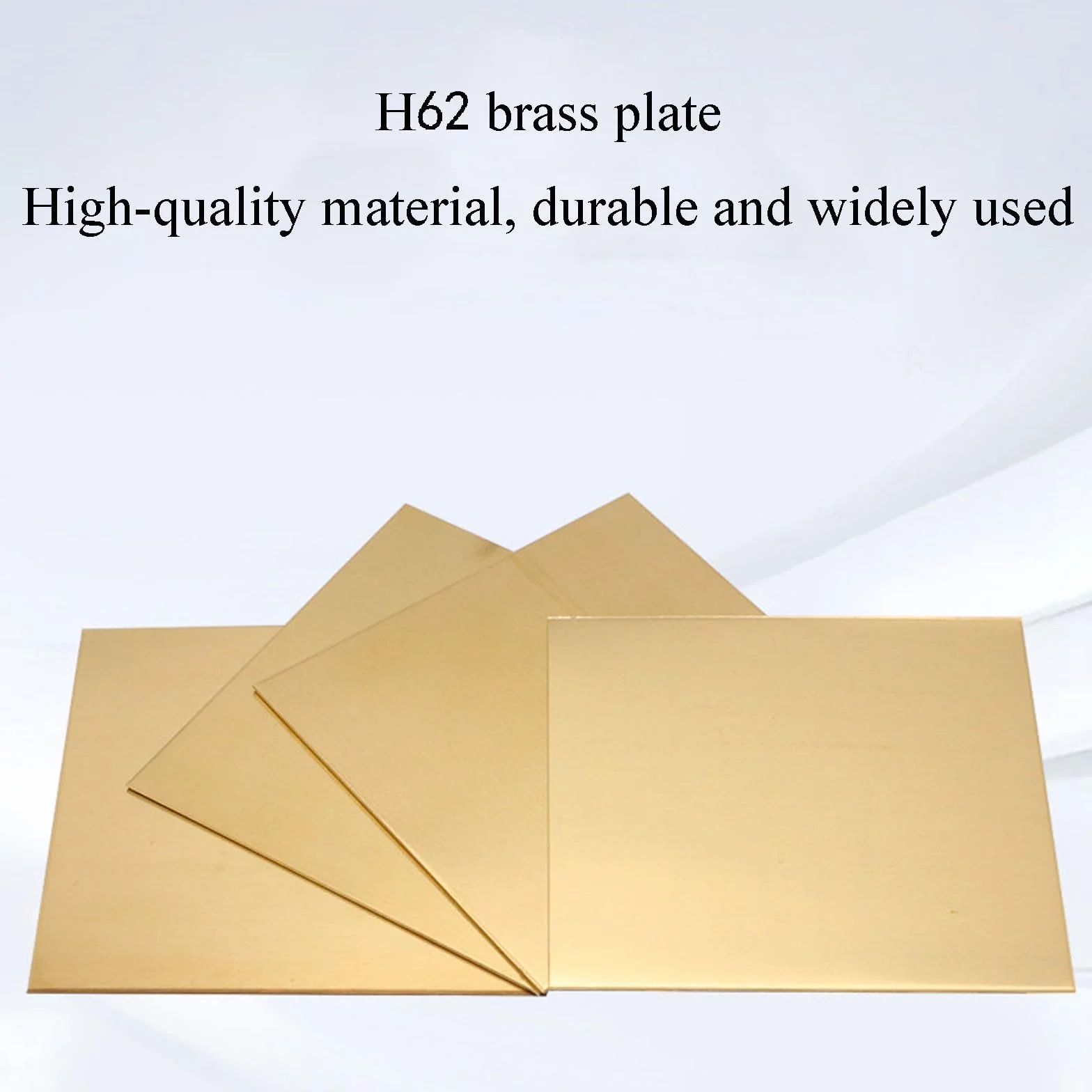 2 Pz Foglio Di Ottone Spessore 2Mm, H62 Piatti Di Ottone per Diy, Elettrico, Riparazione, Industriale/50X200X2Mm