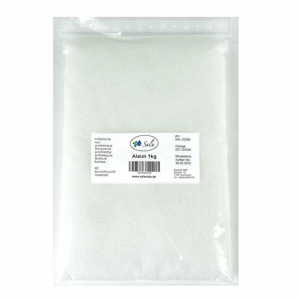 SALA allume Potassio solfato 1 kg