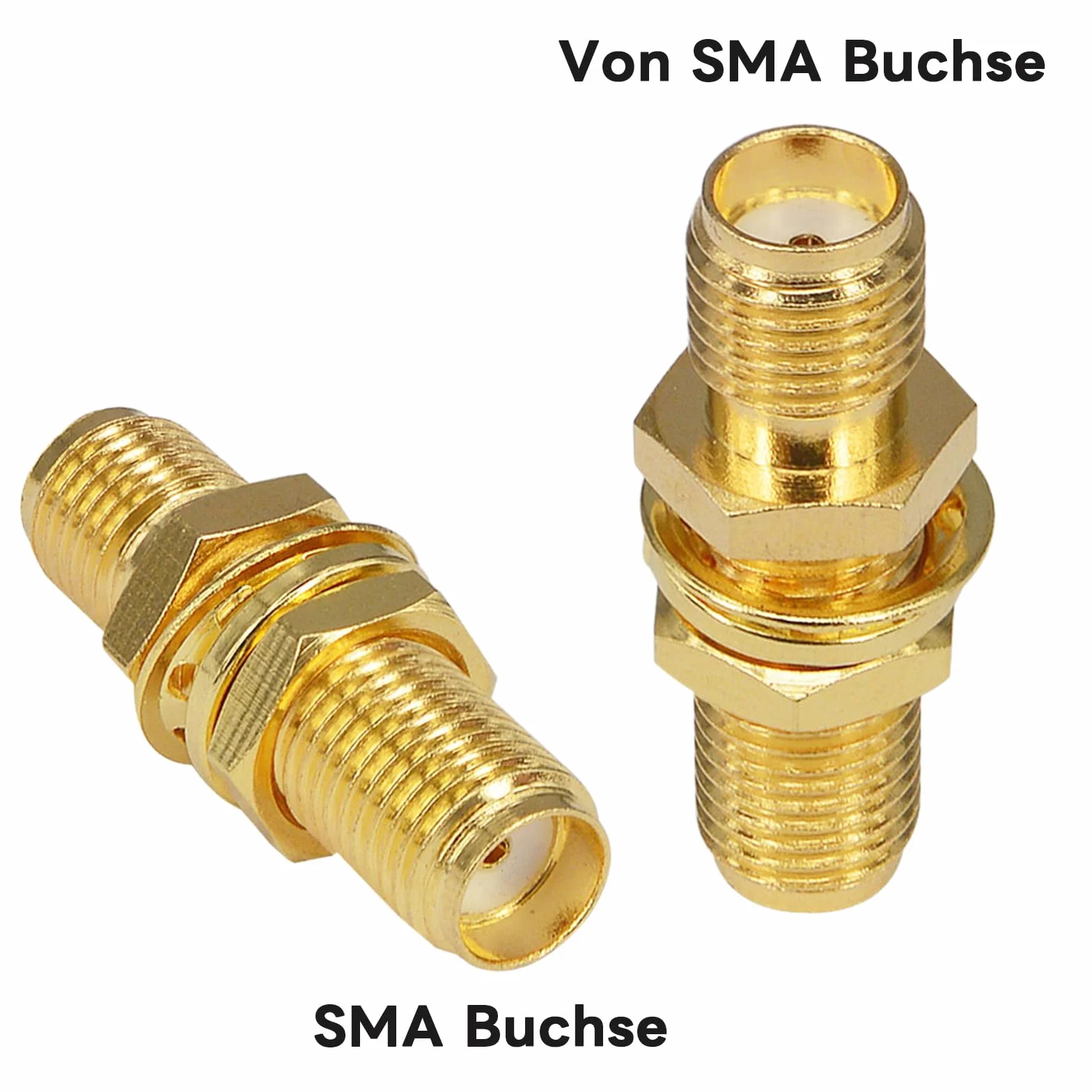 Adattatore coassiale SMA femmina a femmina per antenna WiFi 4G connettore paratia