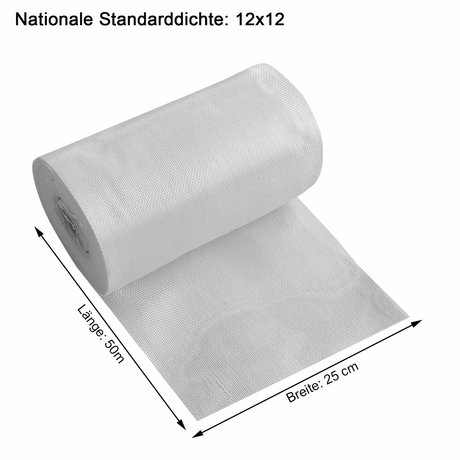 Tessuto in Fibra di Vetro Vetroresina Fogli Plain Weave Stuoia in Fibra di Vetro Tessuto Foglio in fibra di Vetro per Barca RC Plane Auto Surfboard Vasca P(Size:25cmx50m,Color:National standard:12x12)