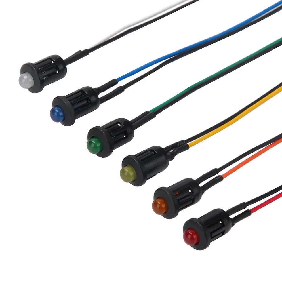 150 Pezzi 5mm Supporto in Plastica del Diodo, Clip da Incasso a LED, LED Porta Clip in Plastica, Portalampada Porta Diodo, Supporto a Diodi Shell Clip Bezel Mount, Nero