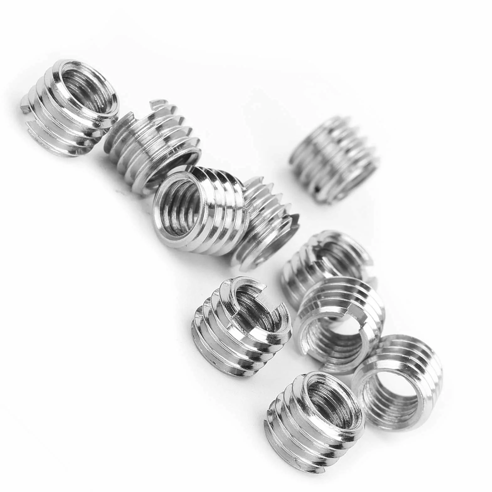 Inserti Filettati M6 M8 Lunghezza 6MM Acciaio Inossidabile Dado Riduttore Hardware Fastener