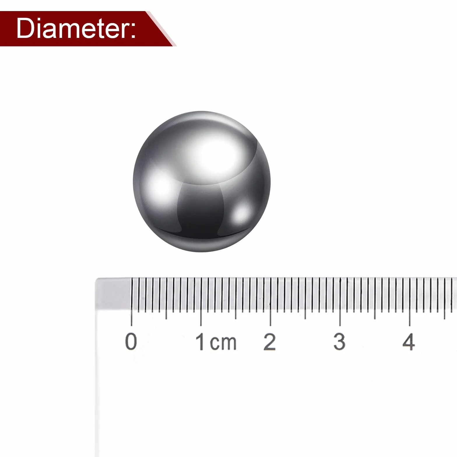 QUARKZMAN 6pz Precisione Sfere 20mm Diametro 304 Metallico di Precisione Cuscinetto a Sfera in Acciaio Inossidabile Sfere Acciaio Lucidi per Cuscinetti