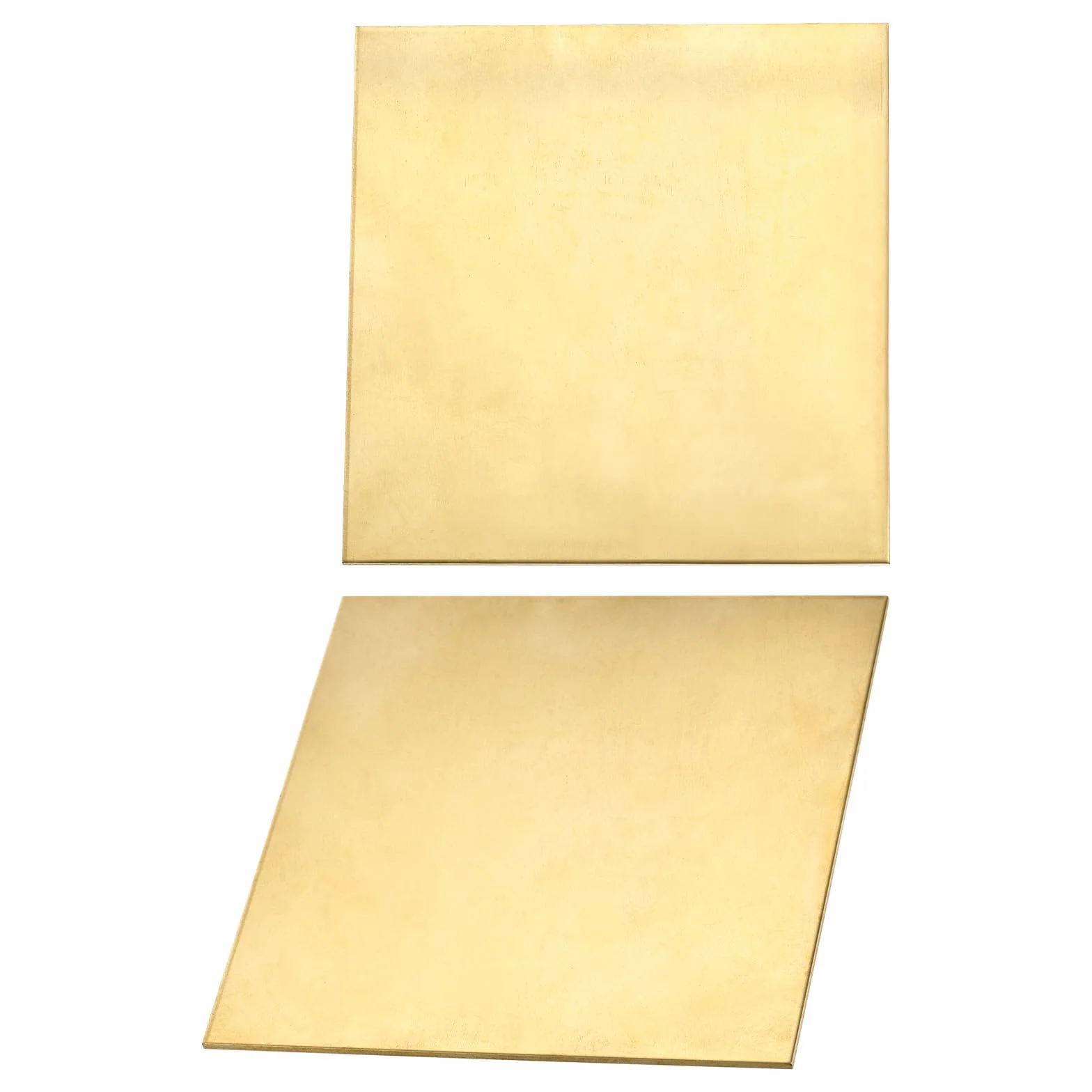 DTGN 100x100x1mm(LxWxT) Ottone Fogli - 2pz - Ottimo per Creazione Macchinario Parti - Metallo Ottone Piastre