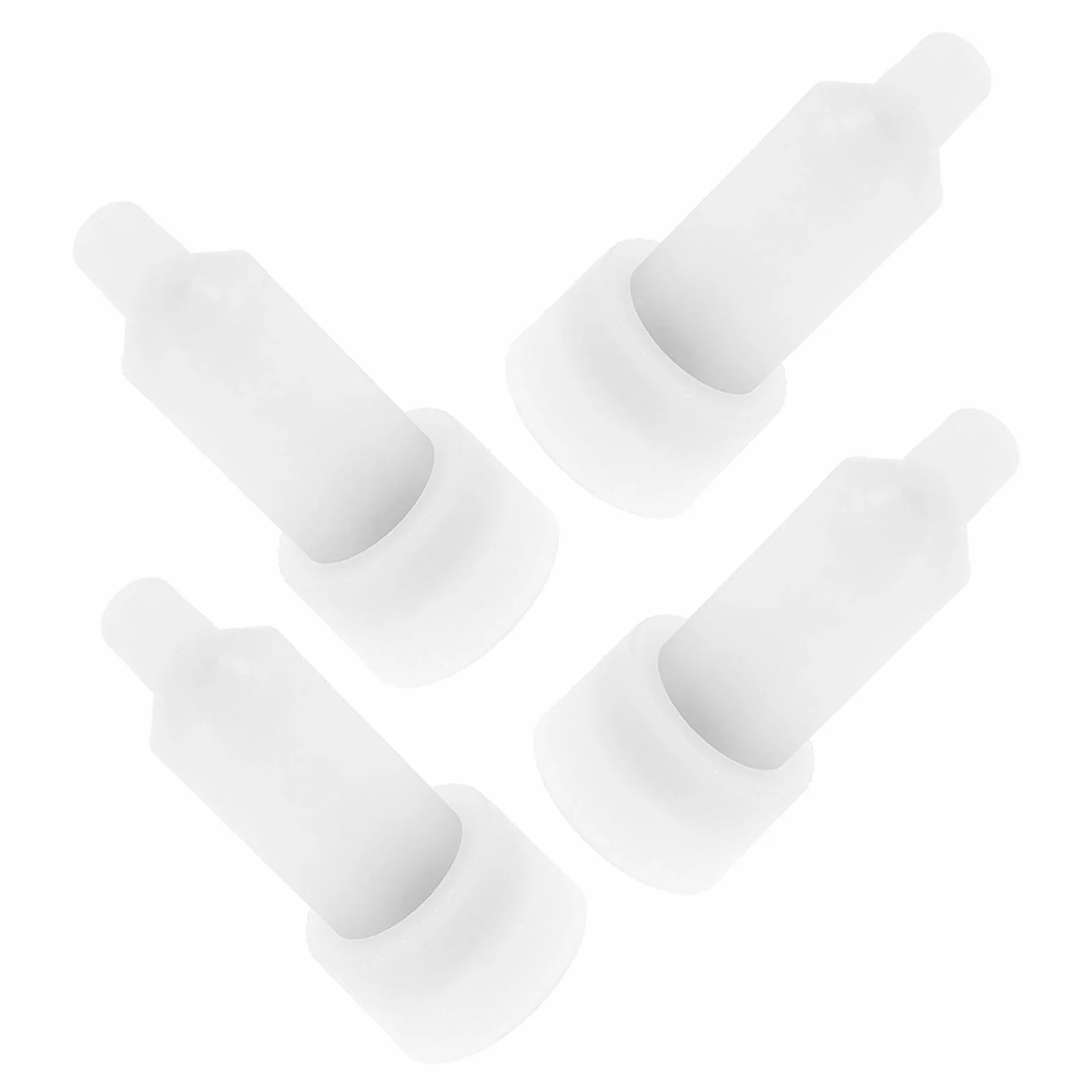 POPETPOP Pompa di Ricambio per Dispenser di Detergente Plastica, Testa Pompa per Bagno e Cucina, 4 Pezzi, Compatibile con Flaconi per Lozione e Shampoo, per Uso Domestico e Alberghiero