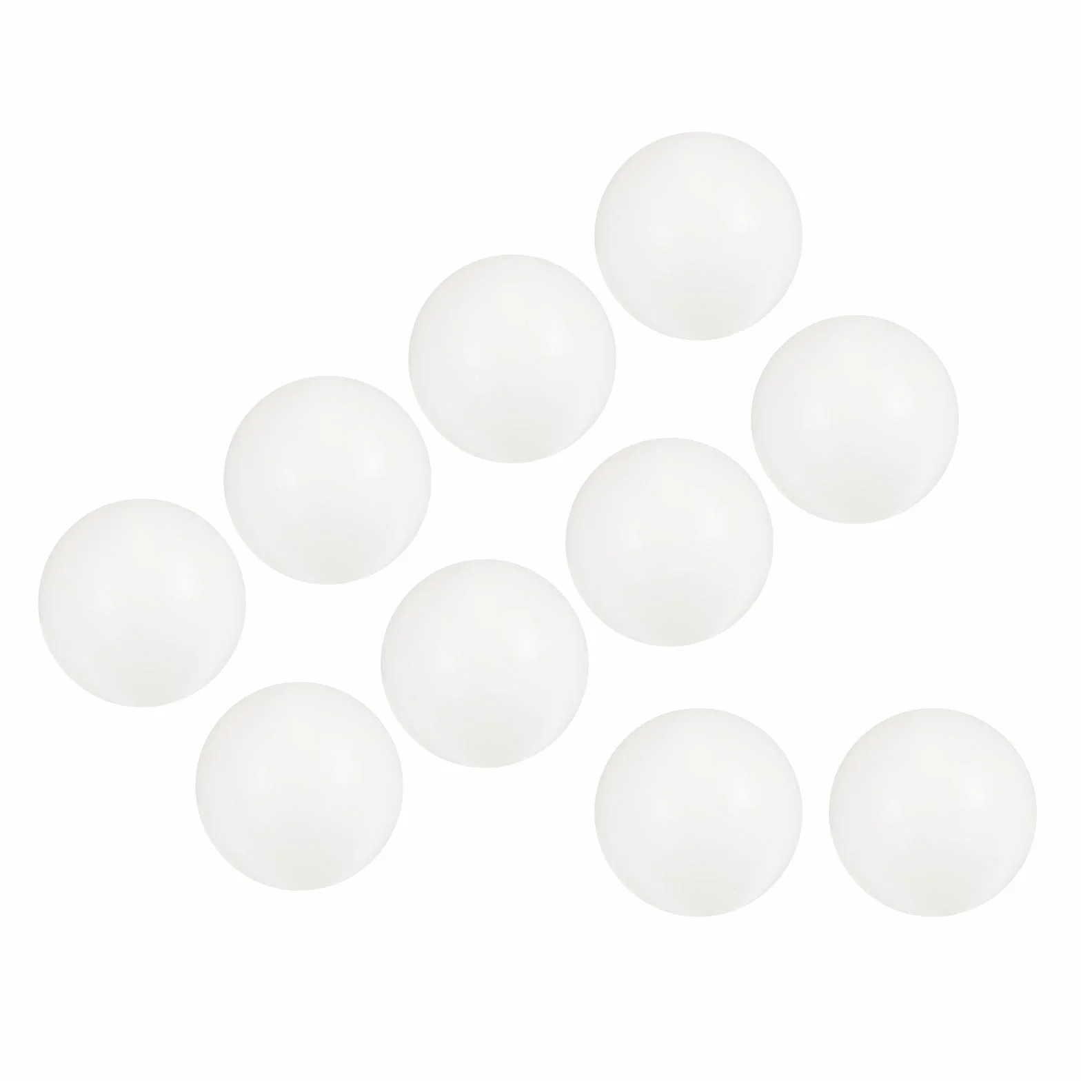 Sfere di Precisione 11mm PA Nylon per Cuscinetti e Valvole - 10 Pezzi