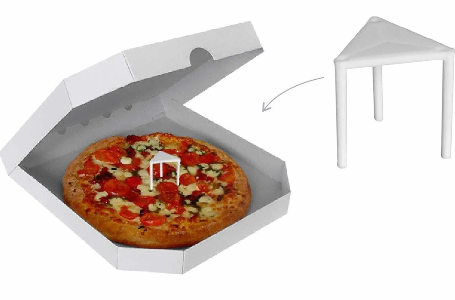 Distanziatori in plastica per scatole da pizza 3 cm 200 sztuk