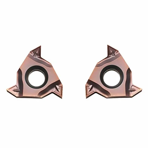 CNC tornio Utensile Filettatura Inserto in Carburo 16IR2.5 ISO LF6018 Per SNR Filettatura Titolare Acciaio Inox