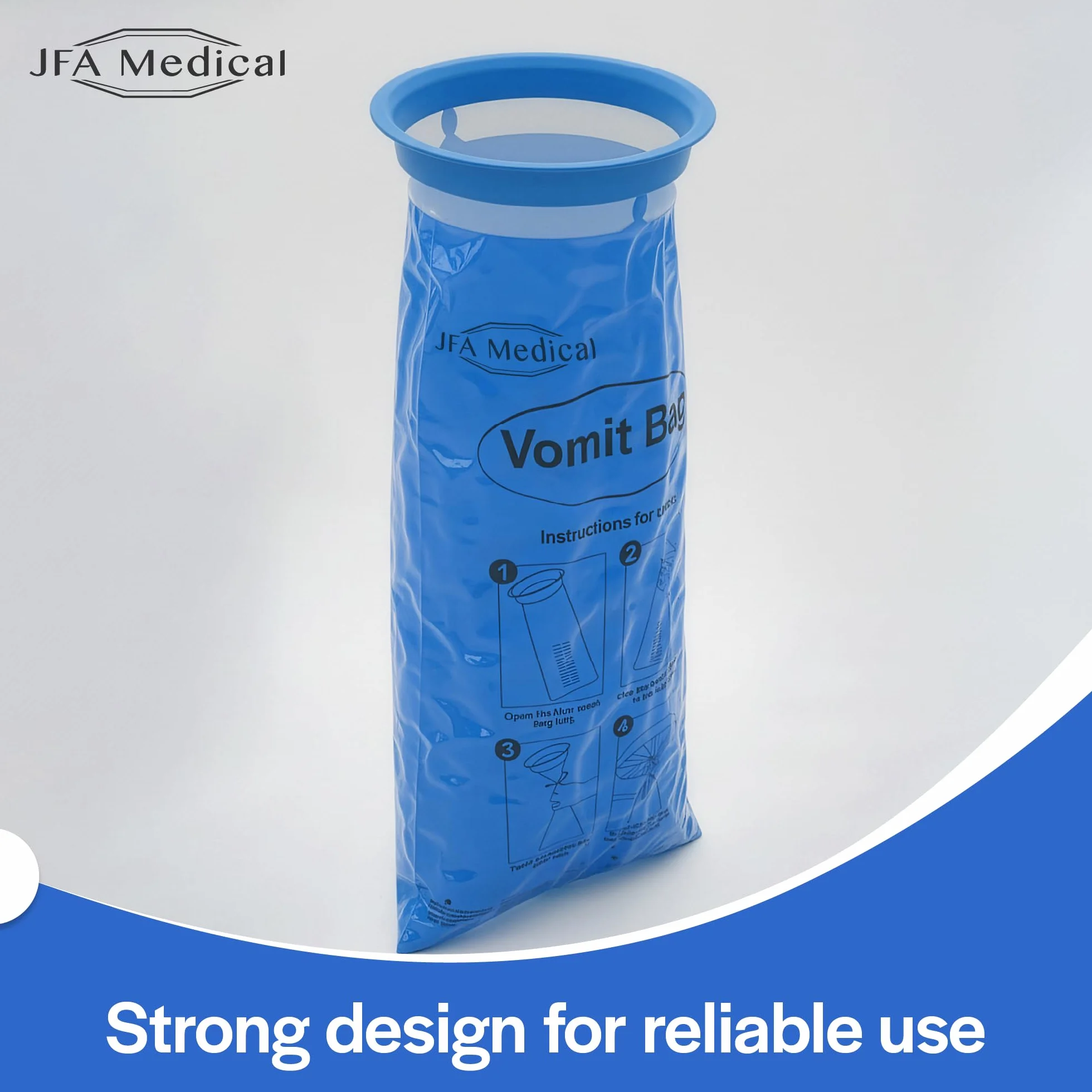 JFA Medical Sacchetti per Vomito usa e getta 1000 ml Confezione 25