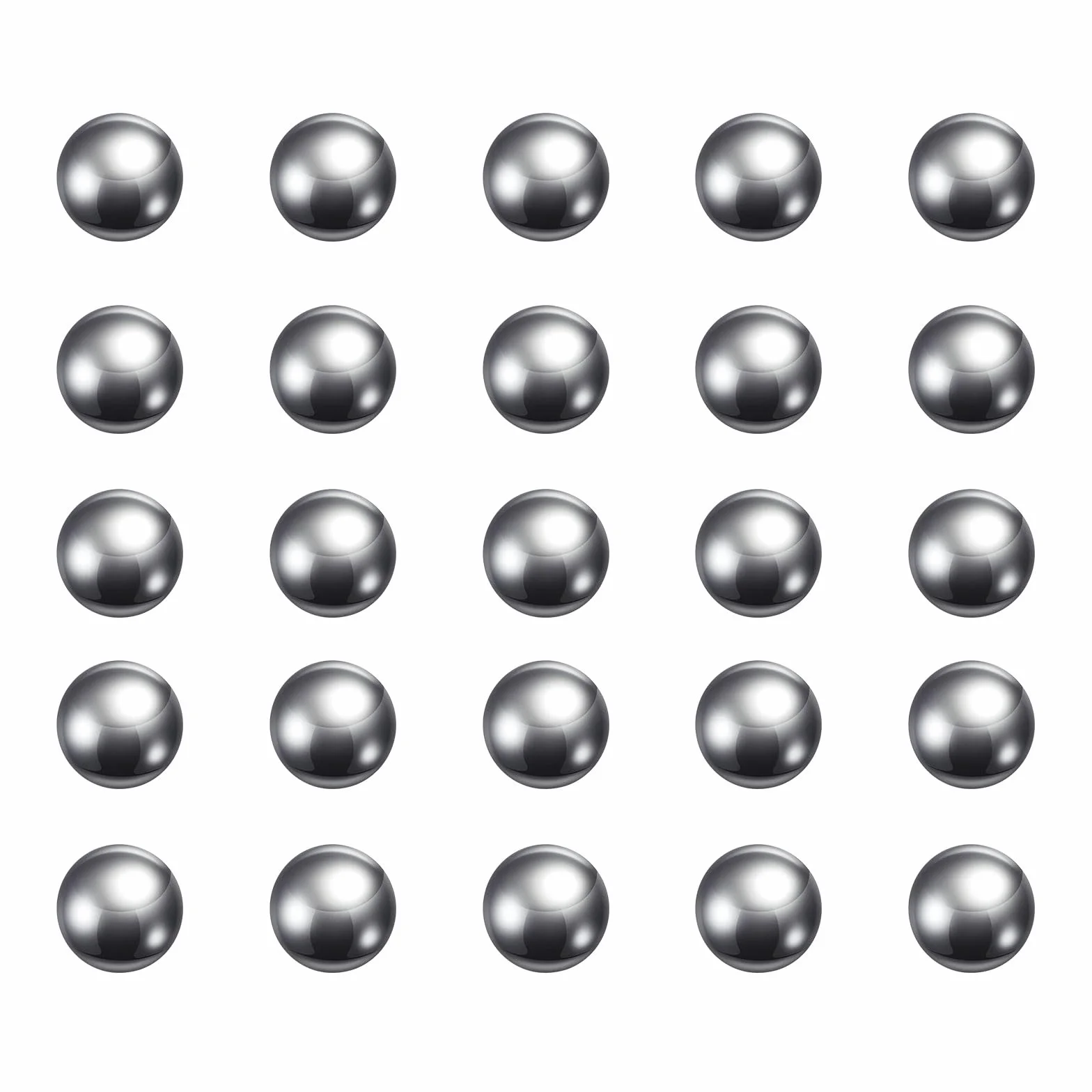 QUARKZMAN 120pz Precisione Sfere 5mm Diametro 316L Metallico di Precisione Cuscinetto a Sfera Inossidabile Acciaio Sfere per Cuscinetti