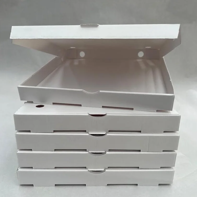 Scatole Pizza 32x32 h 3,5 cm Chiusura Americana Cartone Porta Pizza Termico Contenitori da Asporto