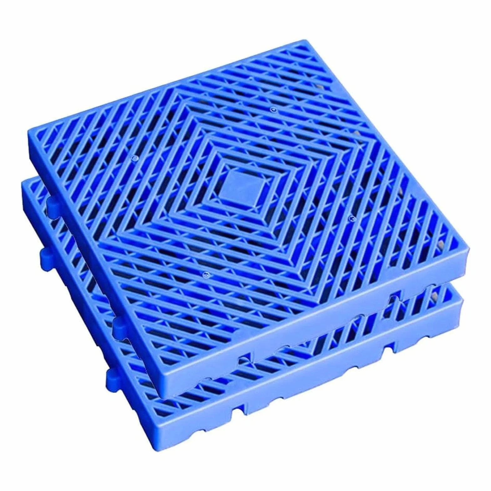 Pallet in Plastica, 2pcs-30x30x5cm Bancali Incastro Impermeabile Magazzino, Sistema Pallet Pedana Stoccaggio, Bancale Griglia in Supermercato Merce, per Aperto Garage Cucine
